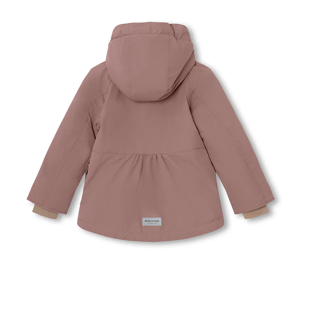 MINI A TURE Kids MATBRIDDINE Fleece Lined Winter Jacket - Light Plum