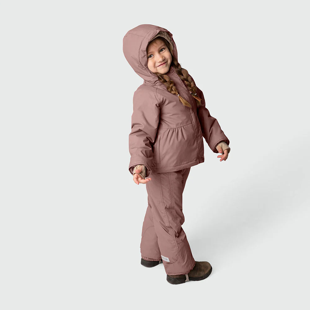 MINI A TURE Kids MATBRIDDINE Fleece Lined Winter Jacket - Light Plum