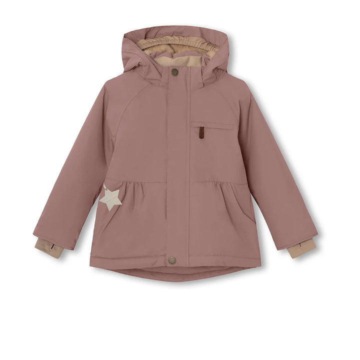 MINI A TURE Kids MATBRIDDINE Fleece Lined Winter Jacket - Light Plum