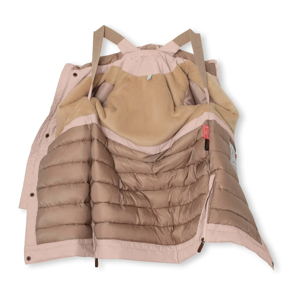 MINI A TURE Kids MATVENCASTAIA Winter Long Jacket - Adobe rose