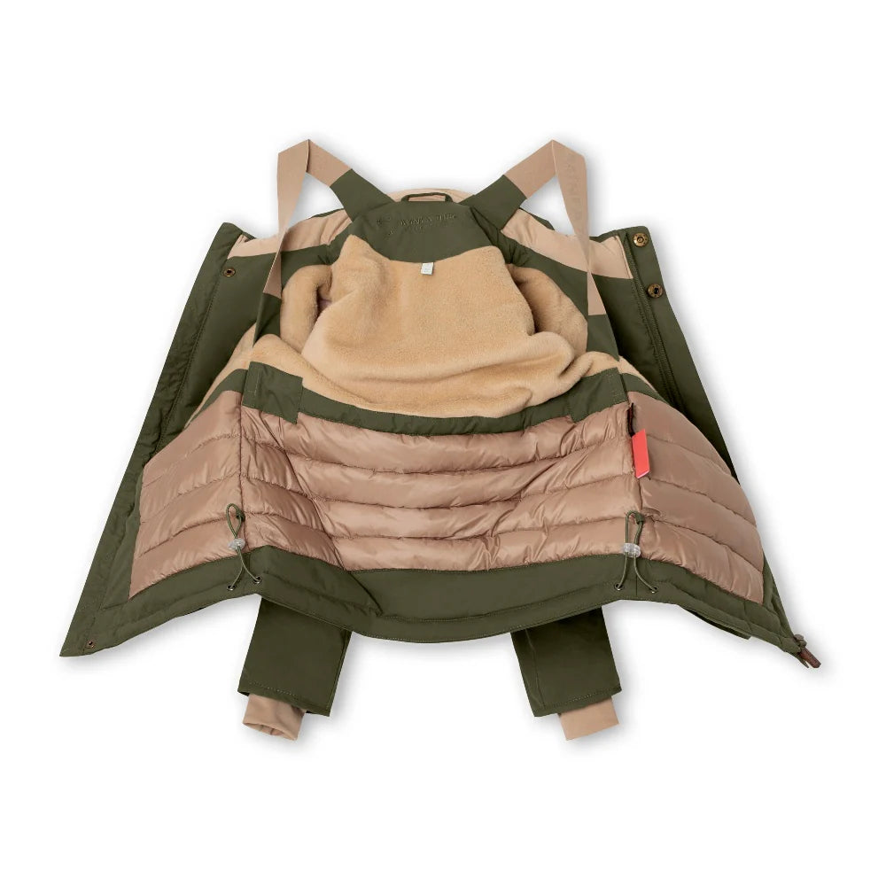 MINI A TURE Kids MATKASTORIO Winter Jacket - Olive Night