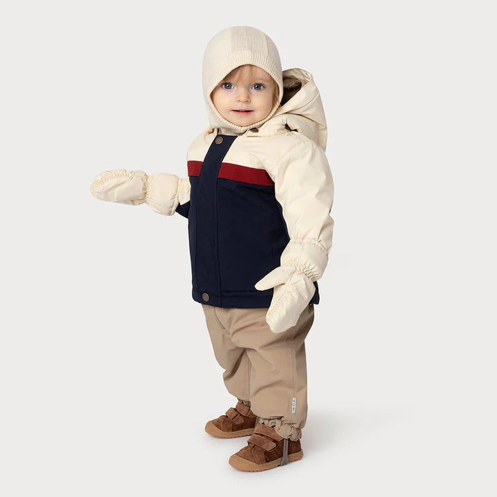 MINI A TURE Baby MATWALDO Color-Block Winter Jacket - Outer Space