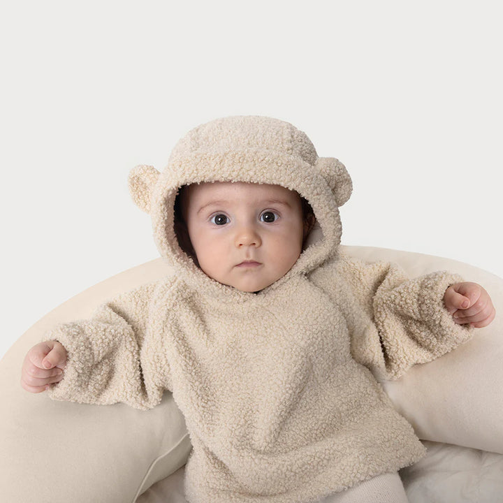 MINI A TURE Baby MATYAKA Sherpa Jacket - Angora Cream