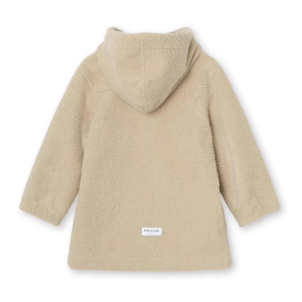 MINI A TURE Kids MATCAYKAS Sherpa Jacket - Angora Cream