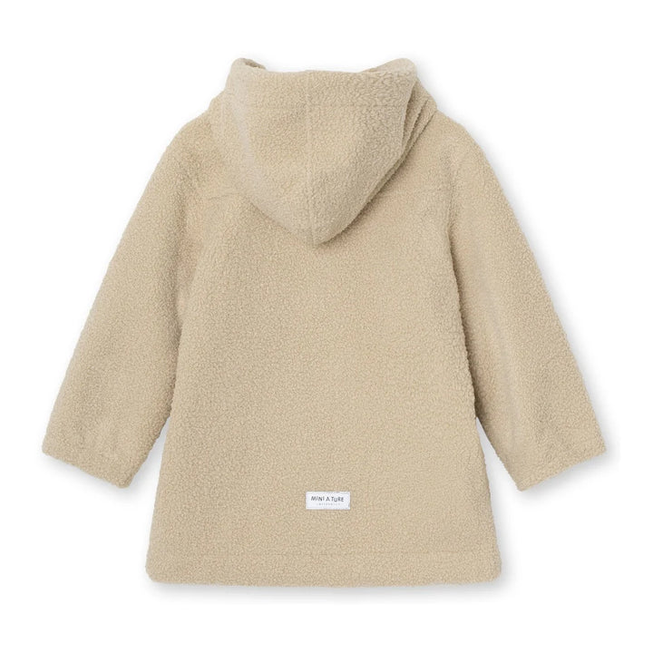 MINI A TURE Kids MATCAYKAS Sherpa Jacket - Angora Cream