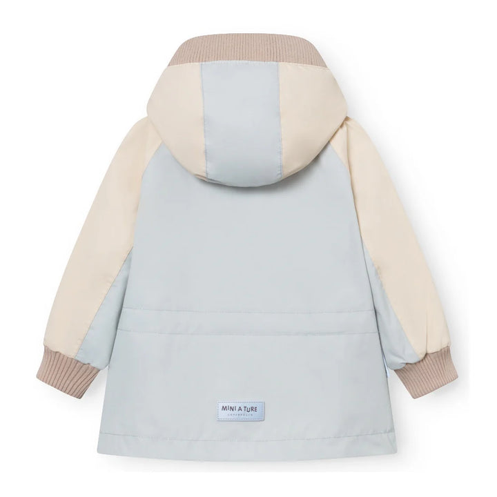 MINI A TURE Baby MATWALLY Fleece Lined Spring Jacket - Blue Metal Col.B