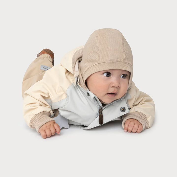 MINI A TURE Baby MATWALLY Fleece Lined Spring Jacket - Blue Metal Col.B