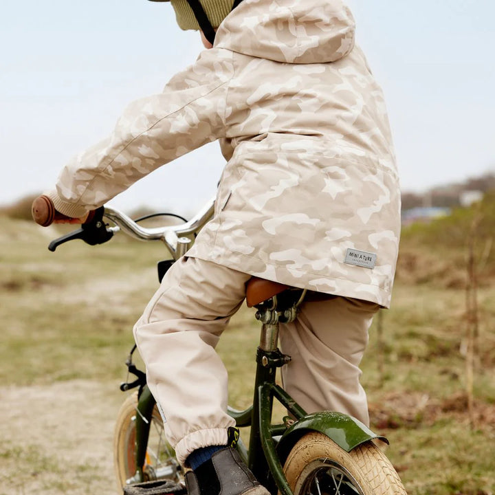MINI A TURE Kids MATVALON Spring Jacket in Sand Camo