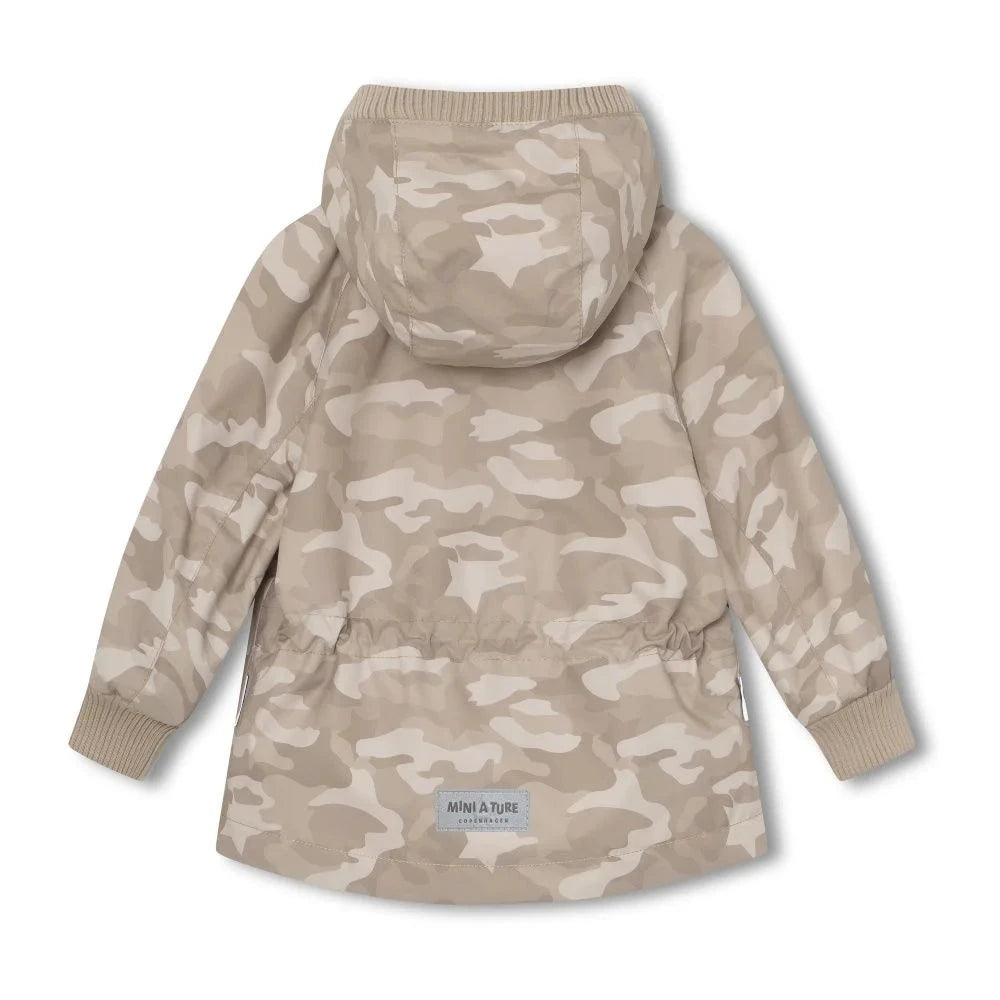 MINI A TURE Kids MATVALON Spring Jacket in Sand Camo