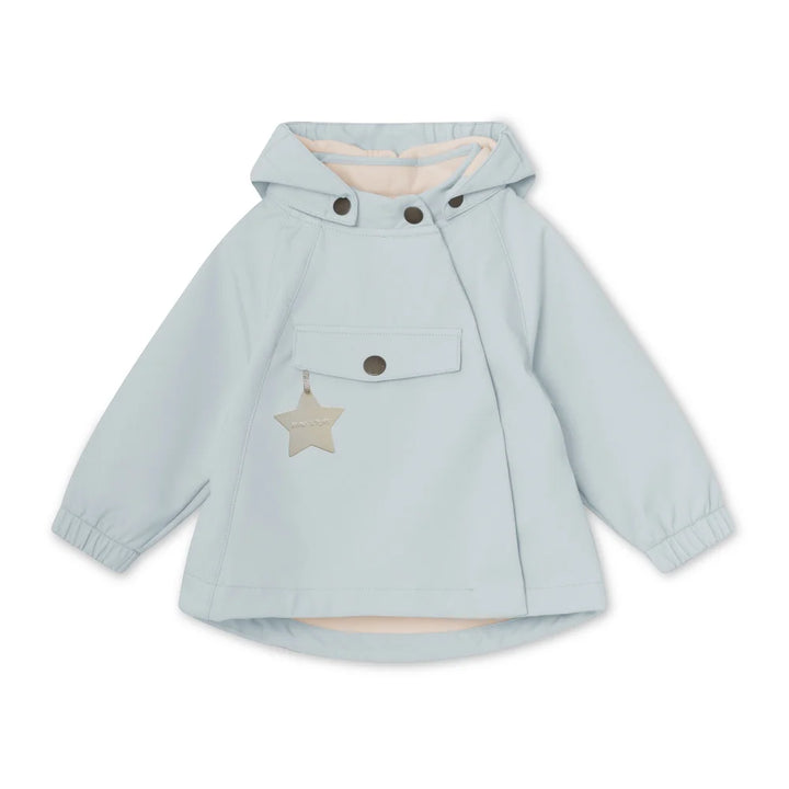 MINI A TURE Baby MATWAI Spring Softshell Jacket - Pearl Blue