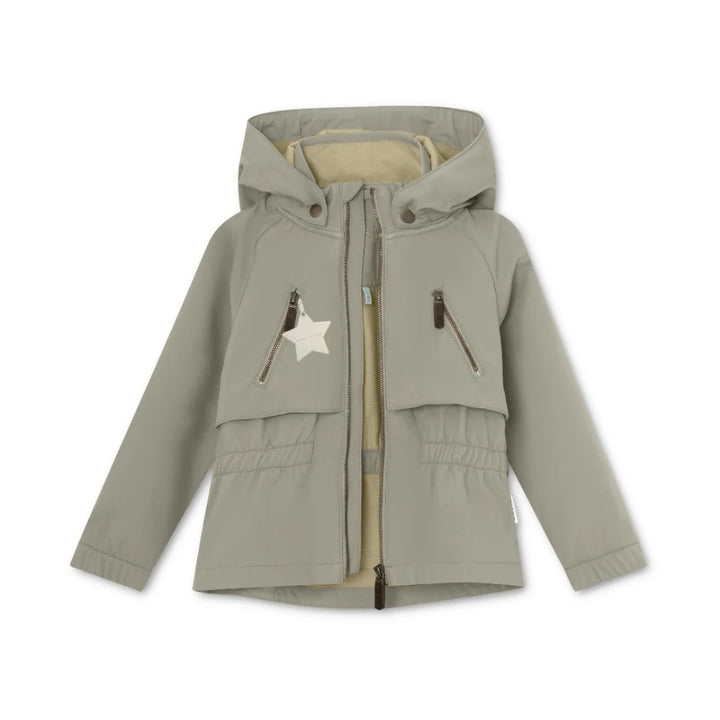MINI A TURE Kids MATALGEA Spring Softshell Jacket - Vert