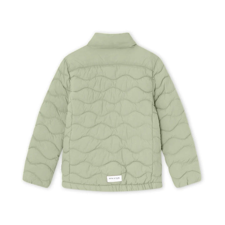MINI A TURE Kids MATNAVA Light Weight Dupont Jacket - Tea Green