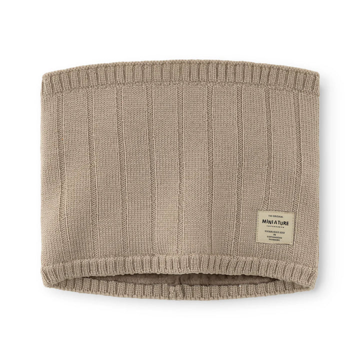 MINI A TURE Kids MATGOI Fleece Lined Neckwarmer - Savannah Tan