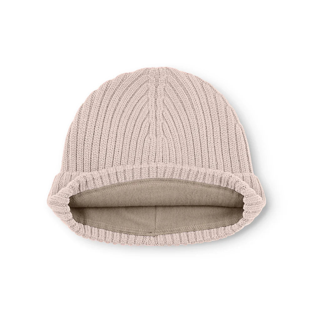MINI A TURE Kids MATBOJE Wool Beanie - Cloudy Rose
