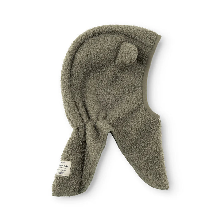 MINI A TURE Baby MATJEFFI Teddyfleece Elephant Hood - Vert