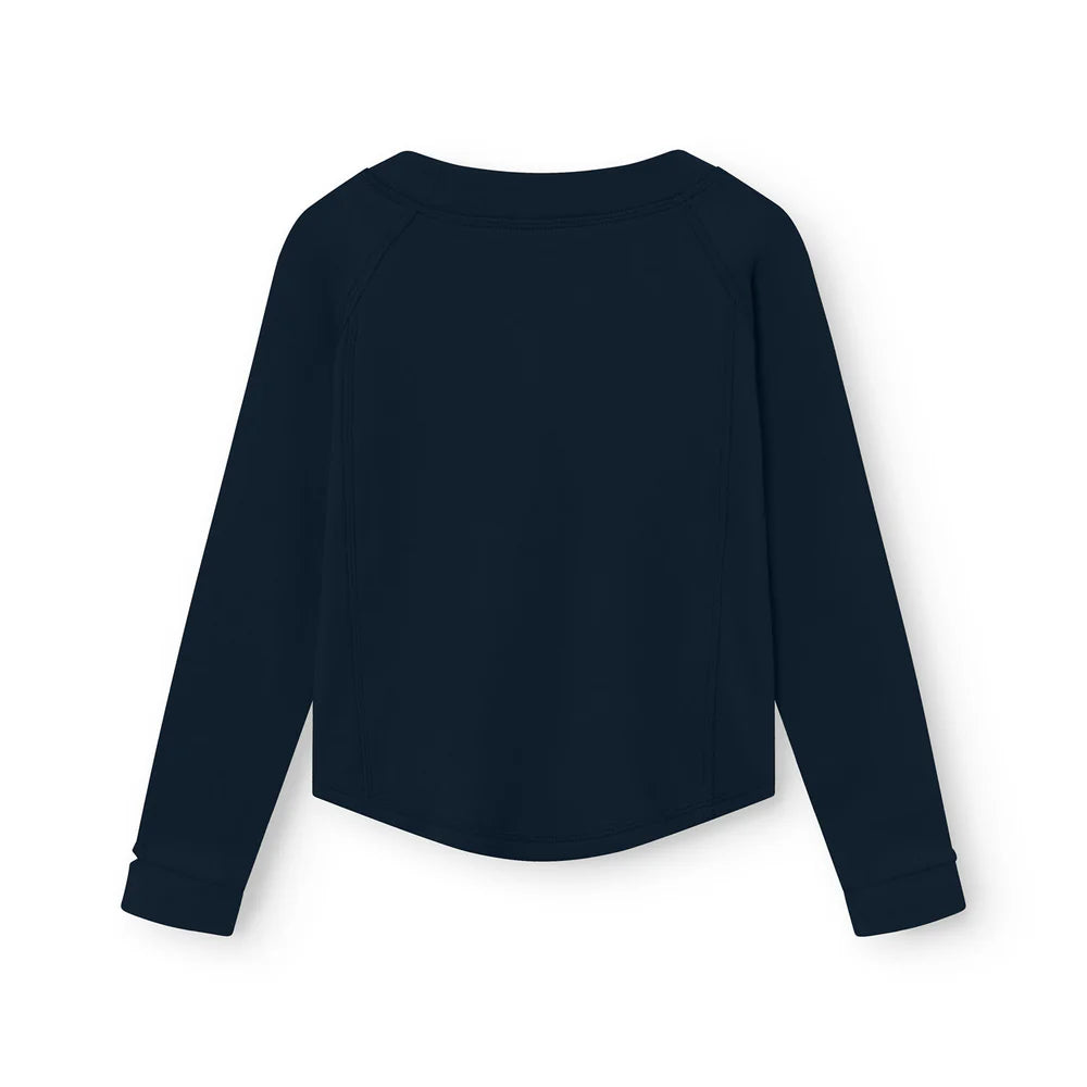 MINI A TURE Kids MATLENIE+MATELIT Long Sleeve Shirt+Pants Set - Outer Space