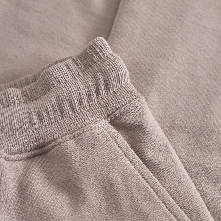 MINI A TURE Kids MATALFI+MATEVEN Zip Hoodie w/ Sweatpants Set - Grey Brown