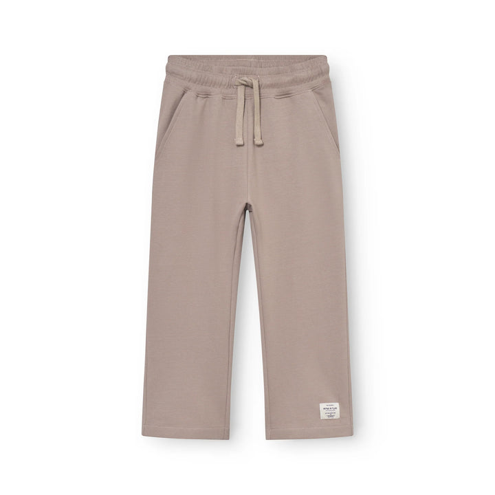 MINI A TURE Kids MATALFI+MATEVEN Zip Hoodie w/ Sweatpants Set - Grey Brown