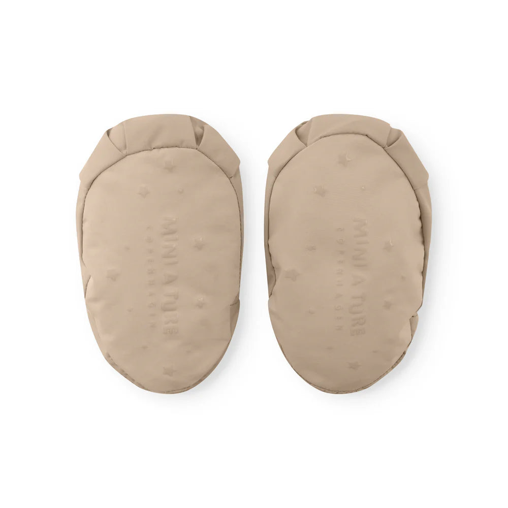 MINI A TURE Baby MATWALENTY+MATWINN Winter Snow Pants with Outdoor Socks - Savannah Tan