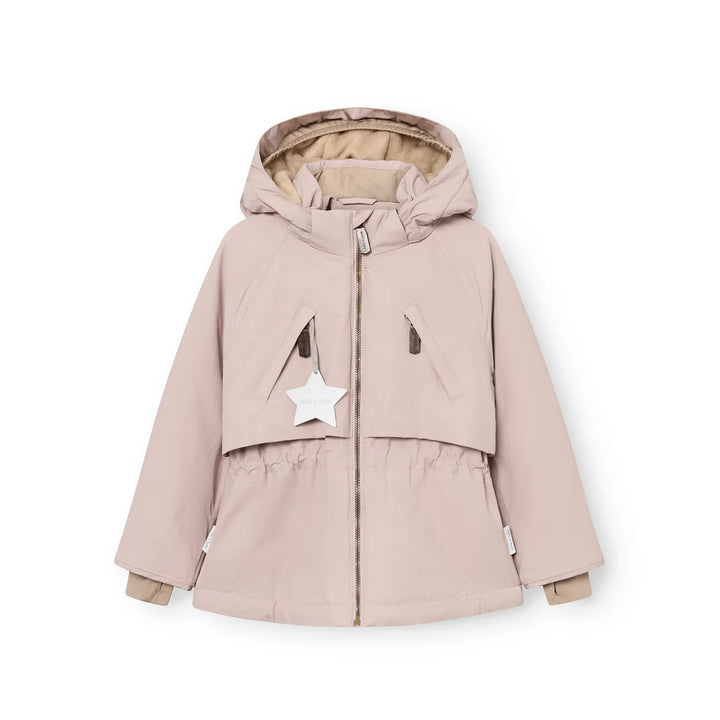 MINI A TURE Kids MATALGEANA Fleece Lined Winter Jacket - Cloudy Rose