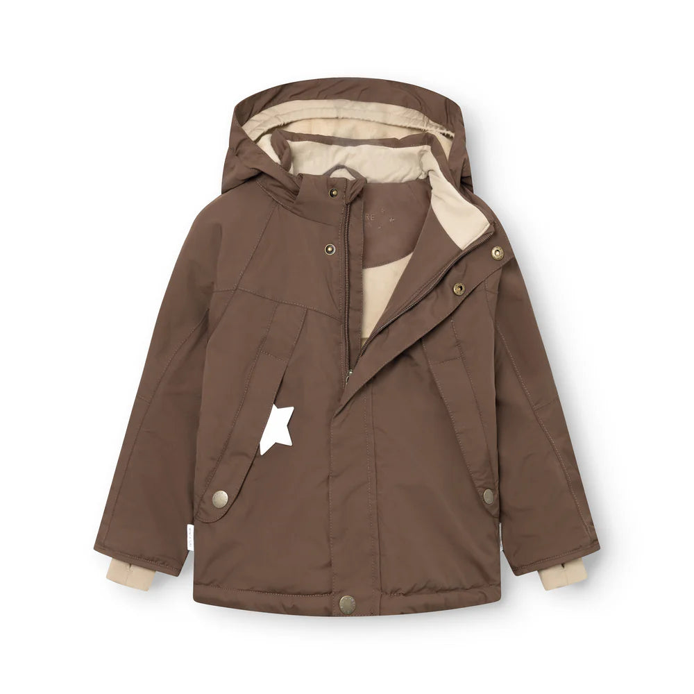 MINI A TURE Kids MATVALONSO Winter Jacket - Chestnut Brown