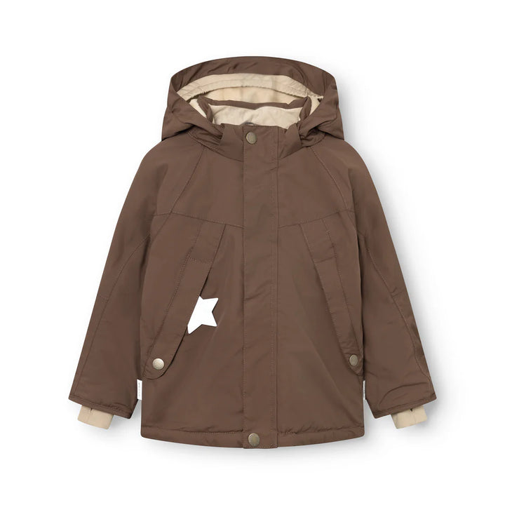MINI A TURE Kids MATVALONSO Winter Jacket - Chestnut Brown