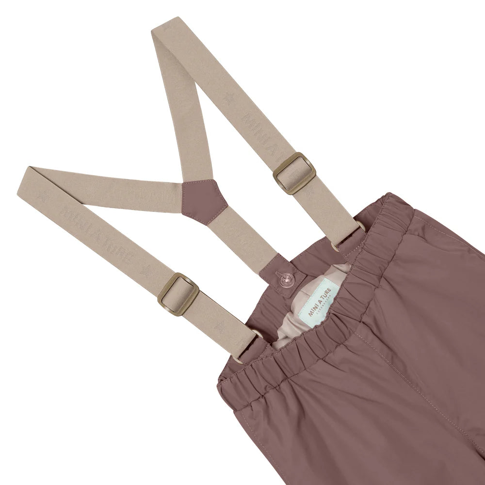 MINI A TURE Kids MATWILAS Snow Pants - Peppercorn Plum
