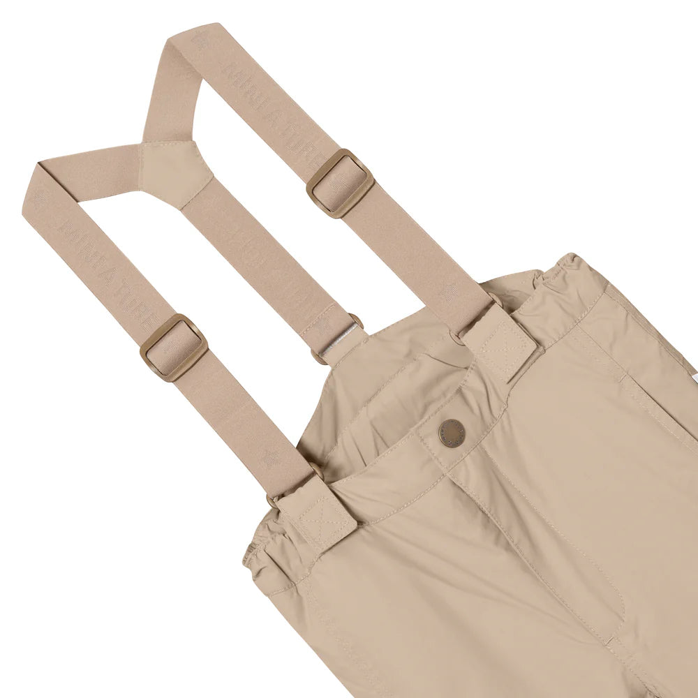 MINI A TURE Kids MATWITTE Waterproof Snow Ski Pants - Savannah Tan