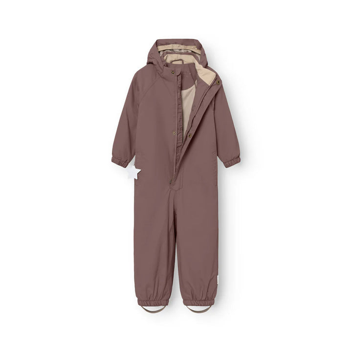 MINI A TURE Kids MATWILBO Lightly Padded Winter Snowsuit - Peppercorn Plum