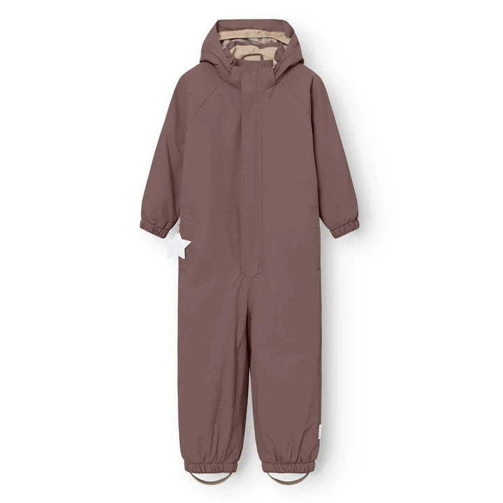 MINI A TURE Kids MATWILBO Lightly Padded Winter Snowsuit - Peppercorn Plum