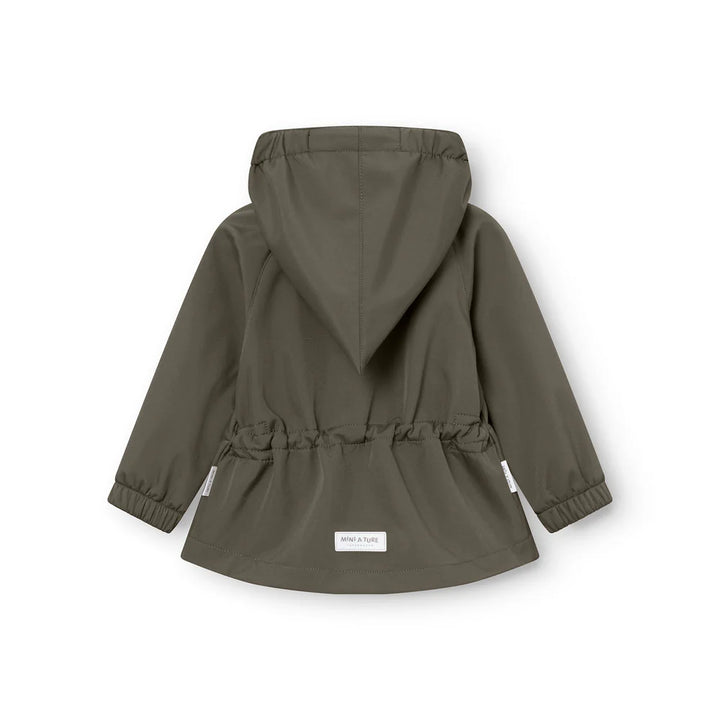 MINI A TURE Baby MATWAI Softshell Transitional Jacket - Tarmac Green