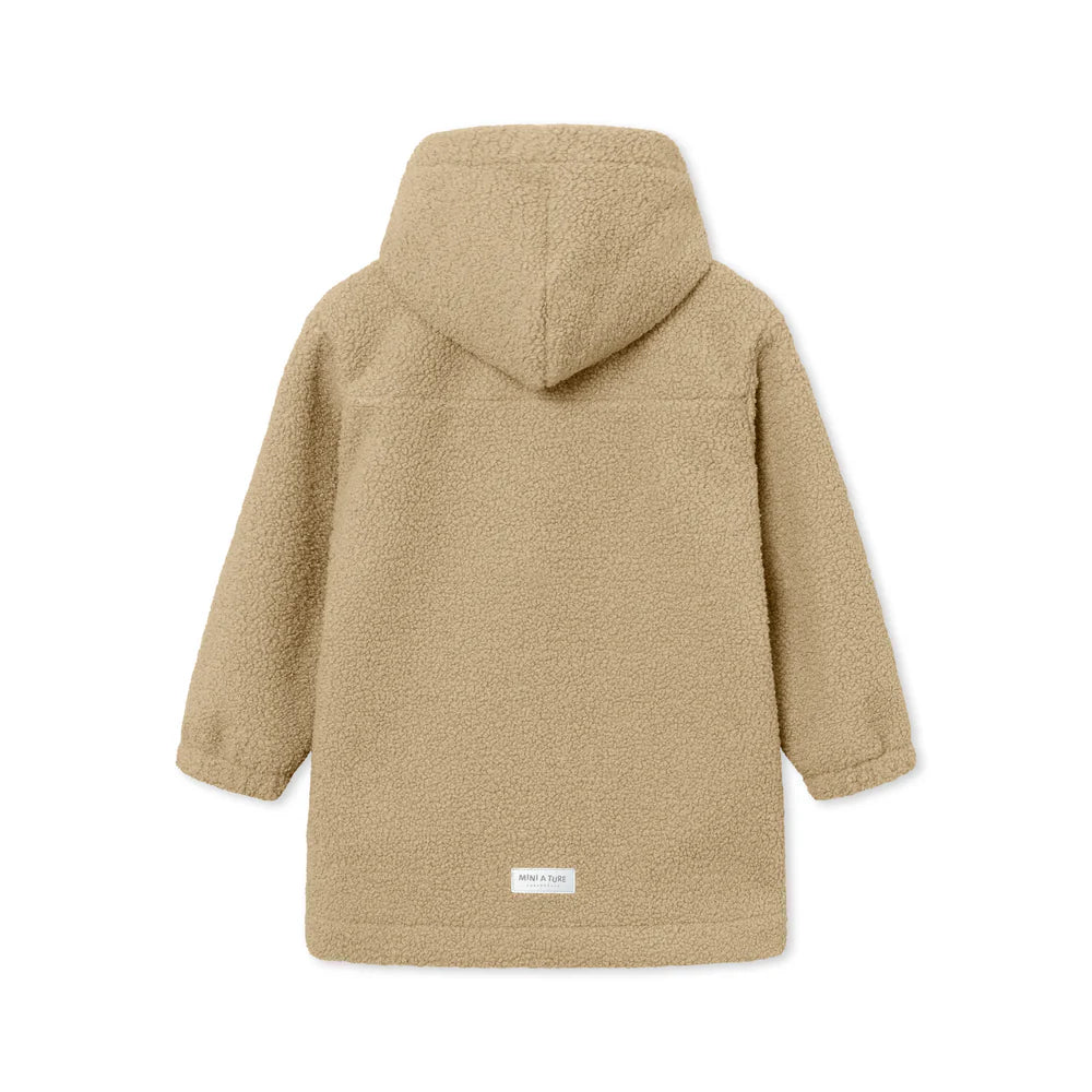 MINI A TURE Kids MATCAYKAS Sherpa Jacket - Travertine Beige