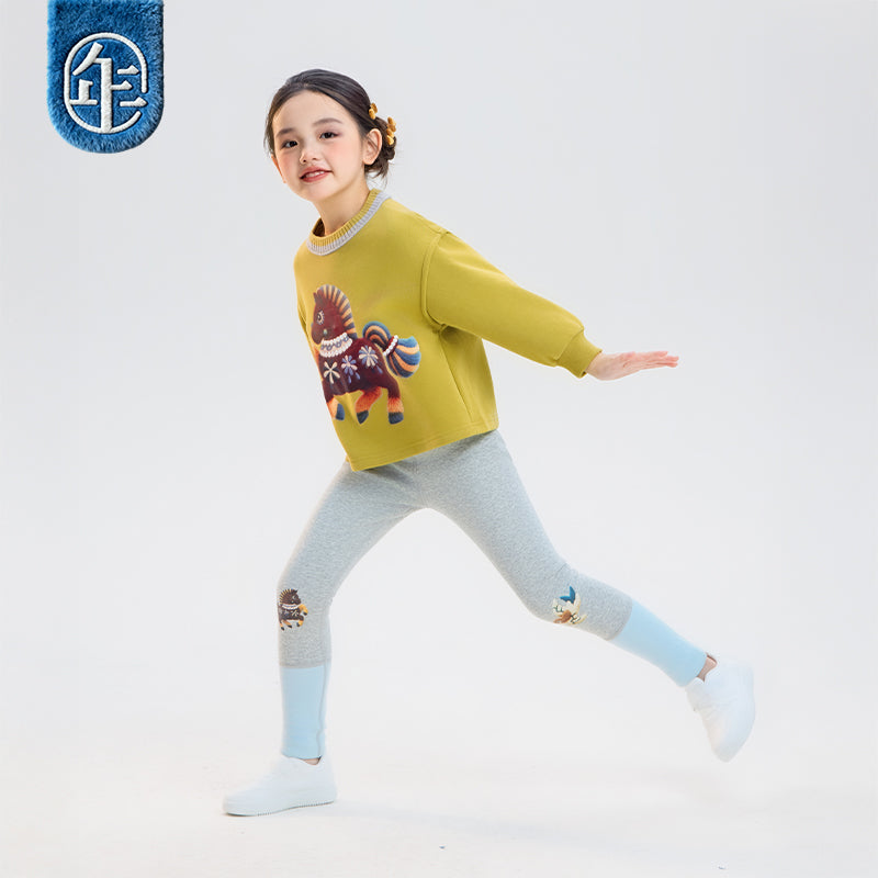 >Nian 年衣 马上有福打底裤 -  花雾灰