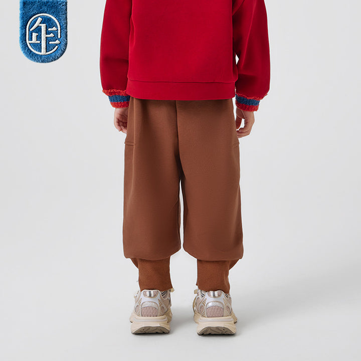 >Nian 年衣 利马出发长裤 - 可可棕