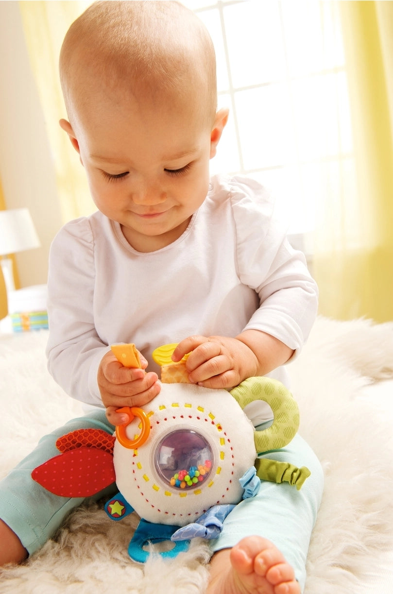 Haba Teether Cuddly Rainbow Round