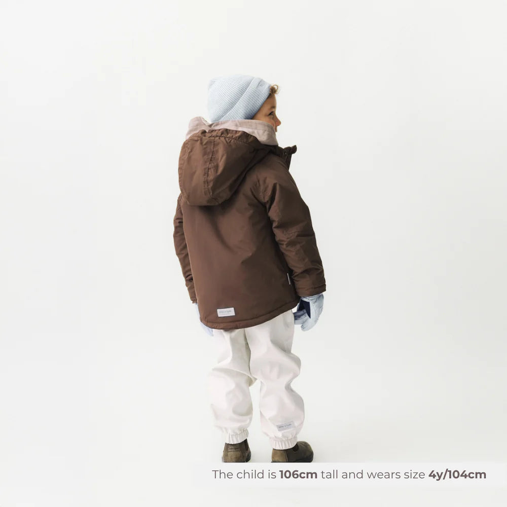 MINI A TURE Kids MATVALONSO Winter Jacket - Chestnut Brown