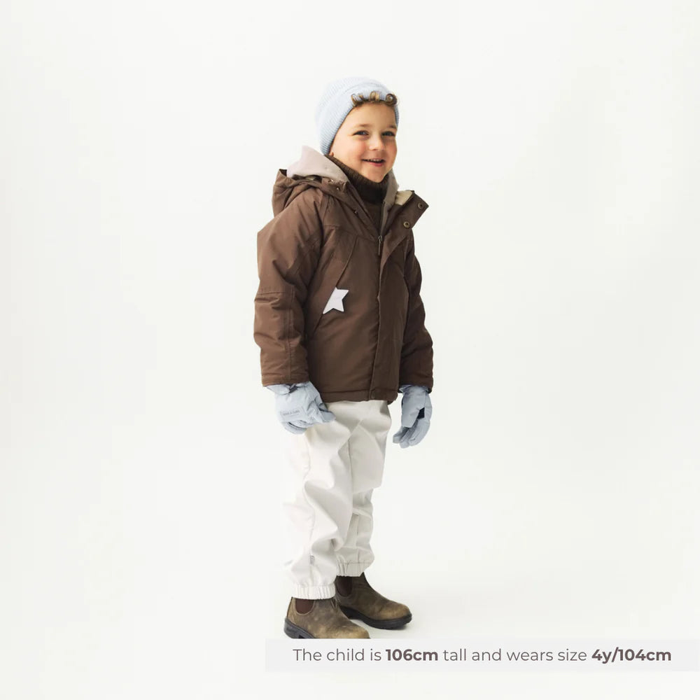 MINI A TURE Kids MATVALONSO Winter Jacket - Chestnut Brown