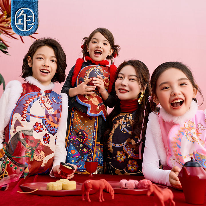 >Nian 年衣 锦绣前程圆满马甲 - 年衣红