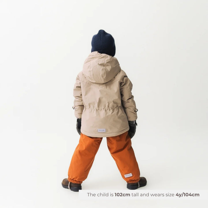 MINI A TURE Kids MATWILAS Snow Pants - Leather Brown