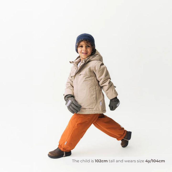MINI A TURE Kids MATWILAS Snow Pants - Leather Brown