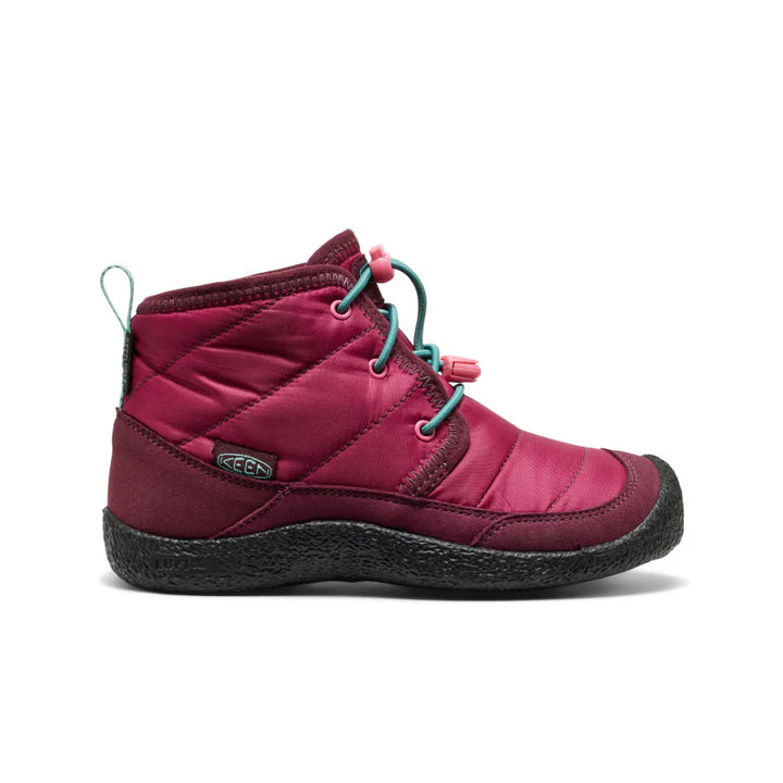 >KEEN Kids Howser II Waterproof Chukka - Beaujolais/Pool Blue