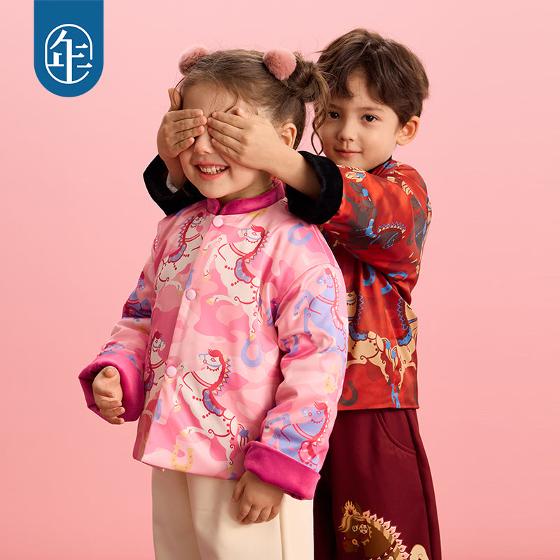 >Nian 年衣 跃马新程唐装 - 年衣红