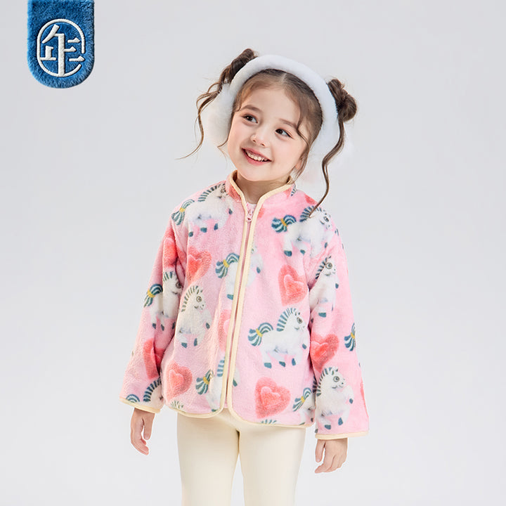 >Nian 年衣 么啊马加绒唐装 - 石蕊粉