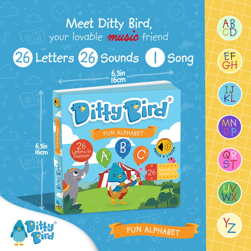 Ditty Bird Baby Sound Book: Fun Alphabet - Abc Song