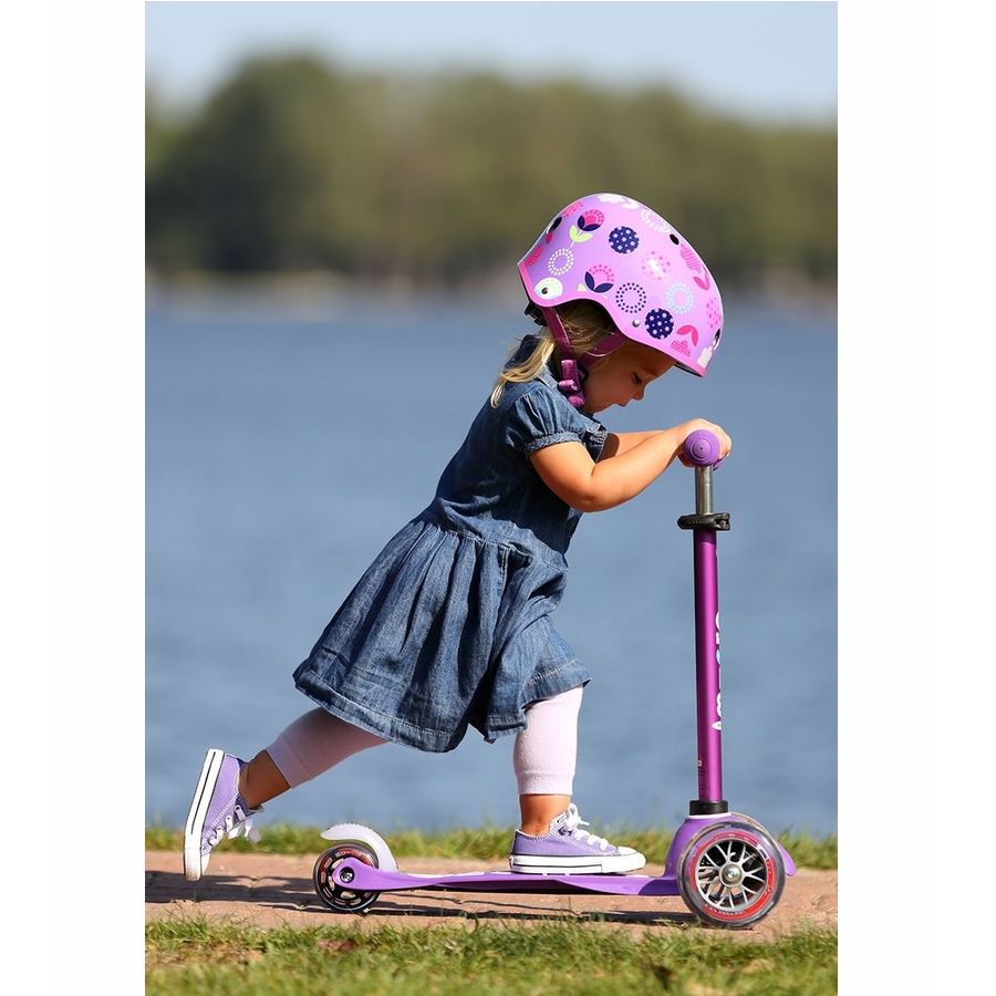 Micro Kids Mini Deluxe Led Scooter - Pink [Ages 2-5]