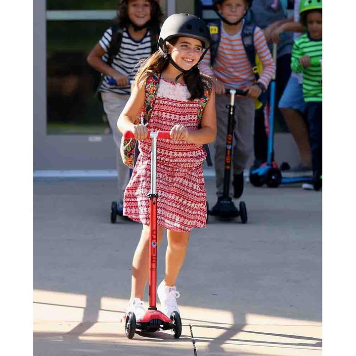 Micro Kids Maxi Deluxe LED Scooter - Aqua [Age 5-12]