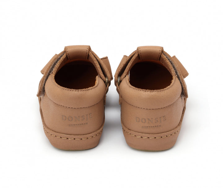 Donsje Kids Xan Classic | Dog Sneakers - Hazelnut Leather