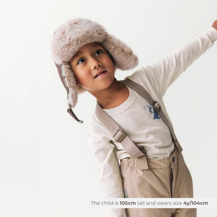 MINI A TURE Kids MATWITTE Waterproof Snow Ski Pants - Savannah Tan