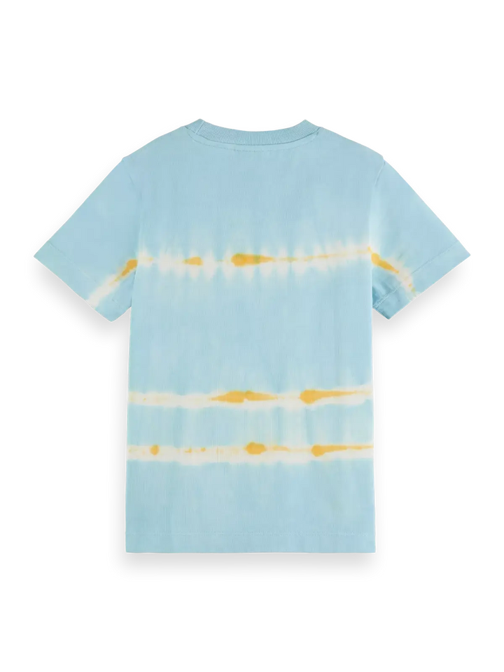 SCOTCH & SODA Kids Relaxed-fit Organic Short Sleeve Tie-dye T-shirt