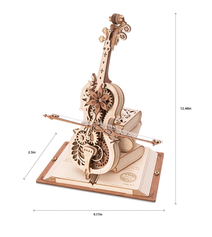 >Hands Craft DIY Mechanical Music Box: Magic Cello